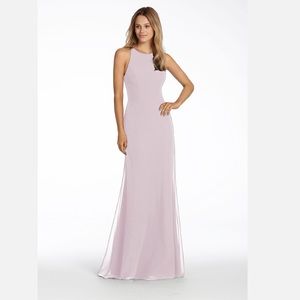 Hayley Paige dusty rose bridesmaids dress